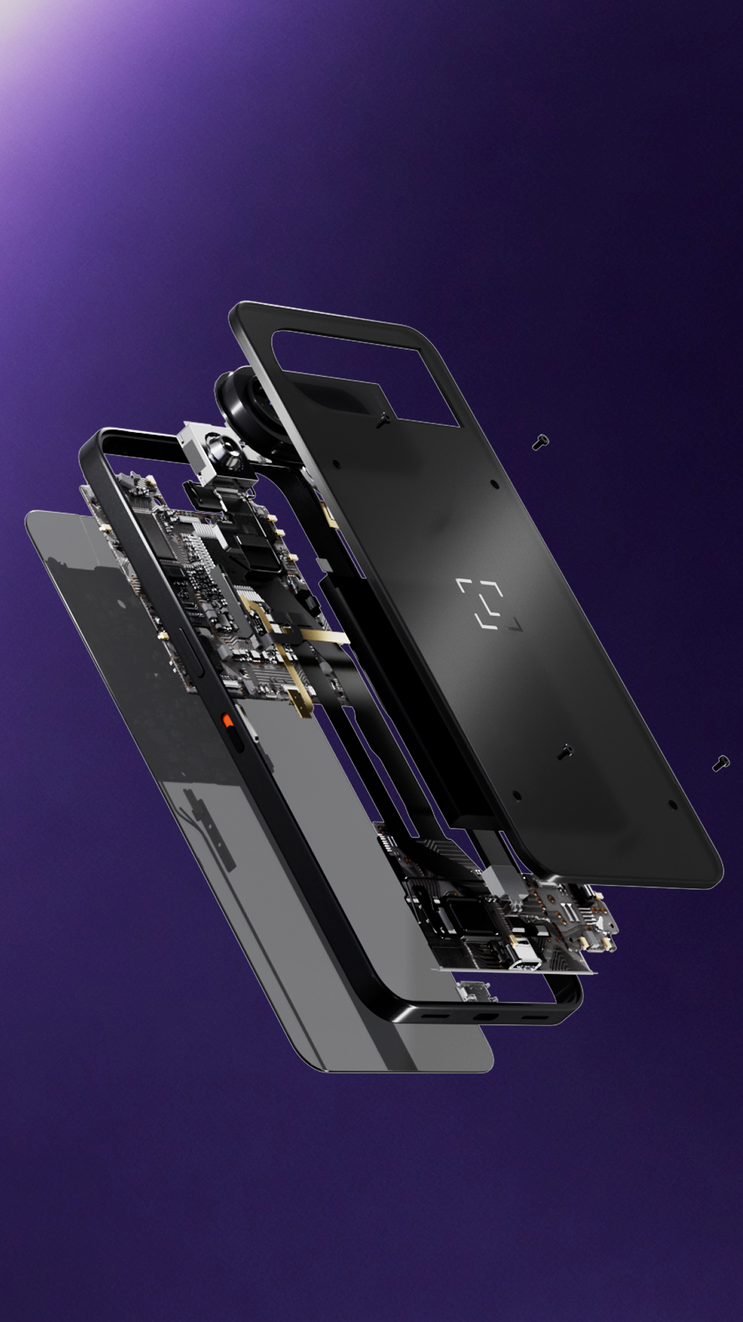 Vue éclatée officielle de Ledger Atom